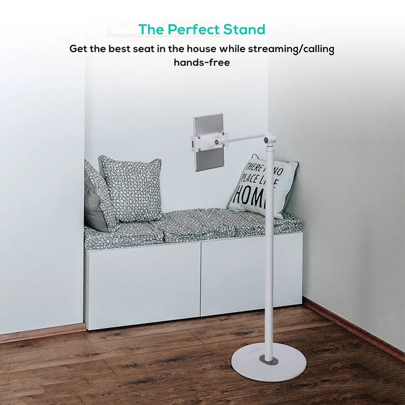 Activiva Universal iPad & Tablet Floor Stand 1.3m 4.7-12.9" (White)