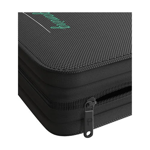 Palms Off Gaming Collector's Series 4 Pocket Card Loader TOP LOADER Zip Binder - CLEAR - Black