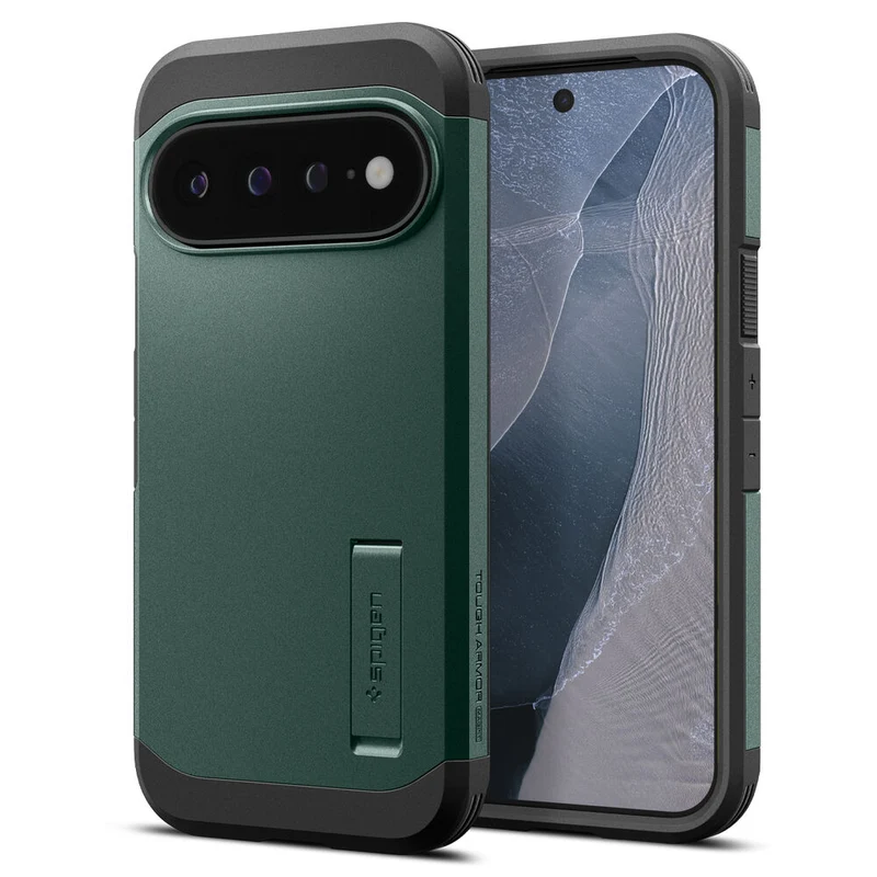 Spigen Google Pixel 11 Pro XL Tough Armor (MagFit) Case (Abyss Green)