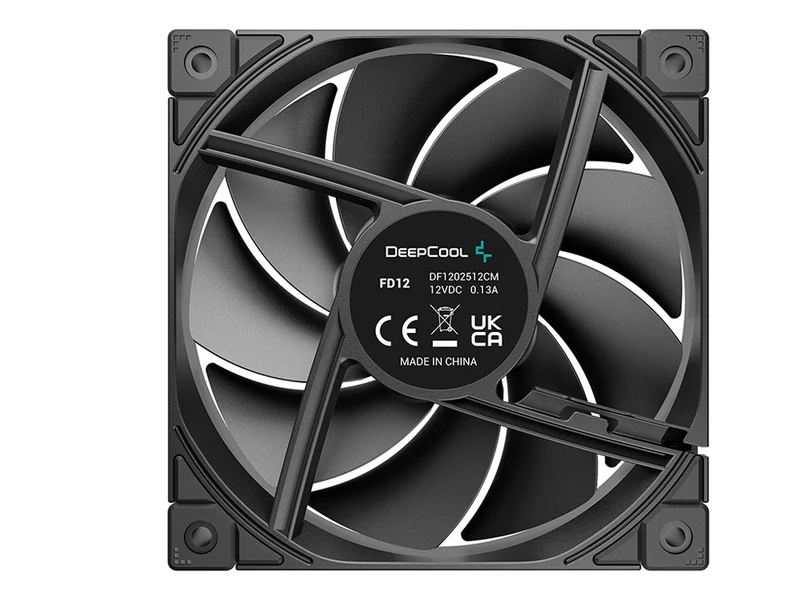 DeepCool FD12 3 IN 1 V2 120mm Case Fan - Black (3-pack)