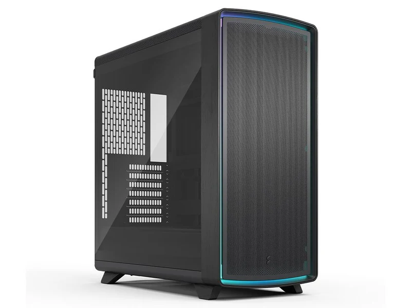 Fractal Design Summit Curved Wood ATX Case - Ambience Blackout TG Light Tint