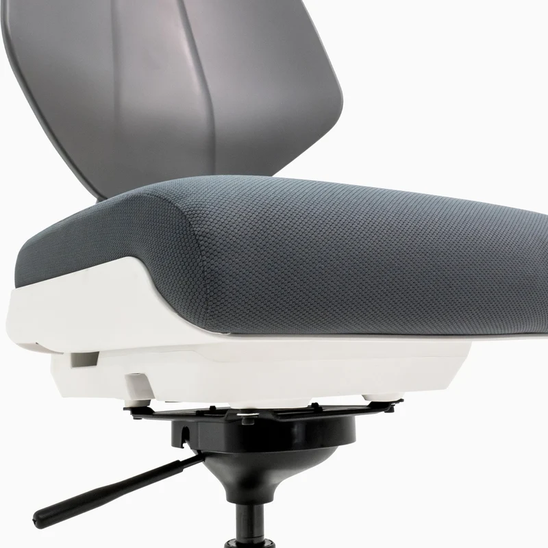 Desky Swivel 3D Tilt Chair (White/Grey)