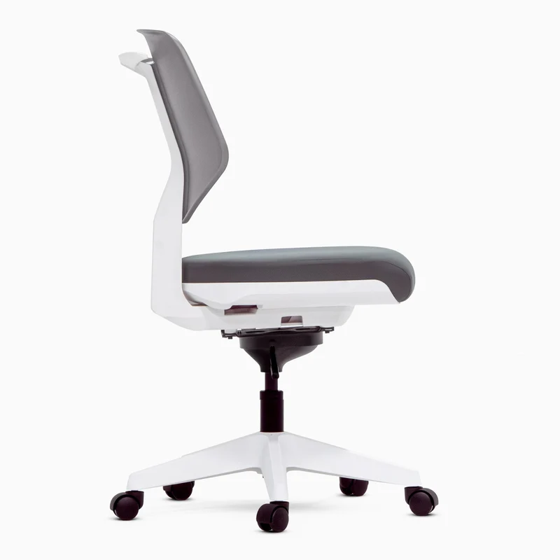 Desky Swivel 3D Tilt Chair (White/Grey)
