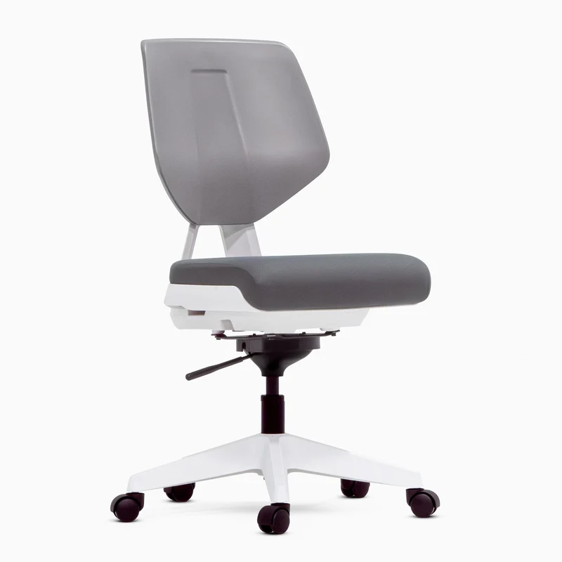 Desky Swivel 3D Tilt Chair (White/Grey)
