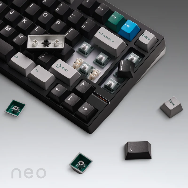 Qwetykeys Neo Studio Neo98 Prebuilt Wireless Mechanical Keyboard (Anodized Slate Blue)