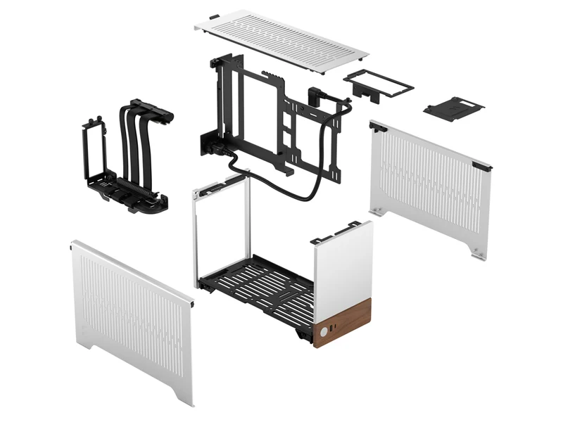 Fractal Design Terra SFF Mini-ITX Gaming Case - Silver