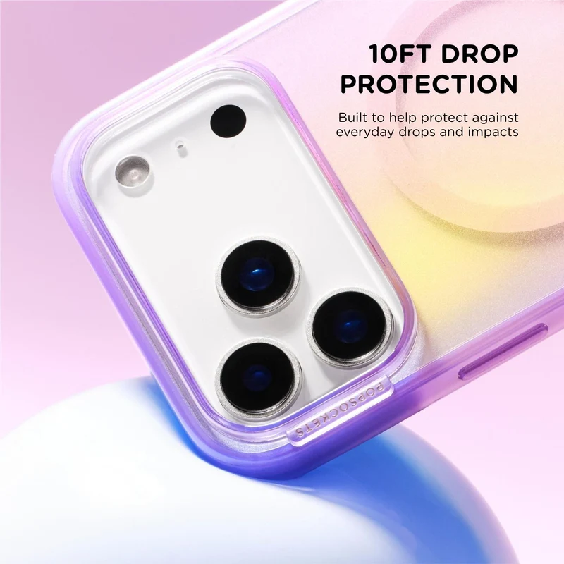 PopSockets PopCase MagSafe Slim Protective Case for iPhone 18 Pro Max (Aura)