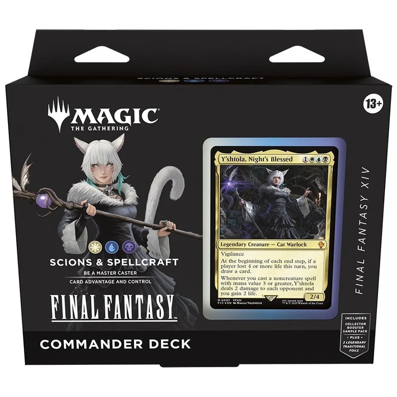 Wizards Of The Coast Magic the Gathering Final Fantasy Commander Decks 4 Decks Per Display