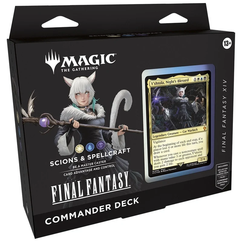 Wizards Of The Coast Magic the Gathering Final Fantasy Commander Decks 4 Decks Per Display