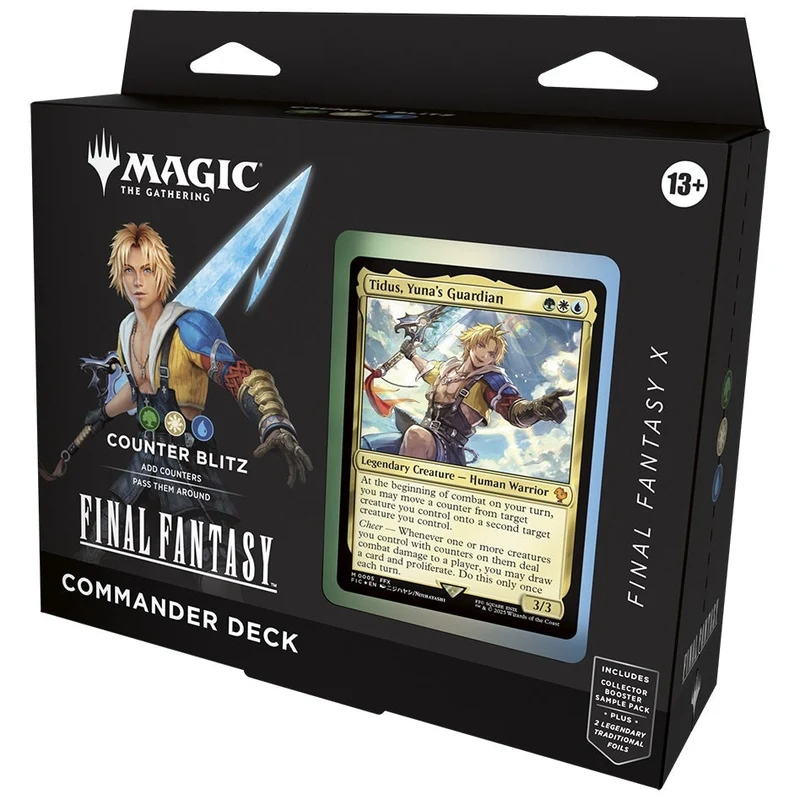 Wizards Of The Coast Magic the Gathering Final Fantasy Commander Decks 4 Decks Per Display