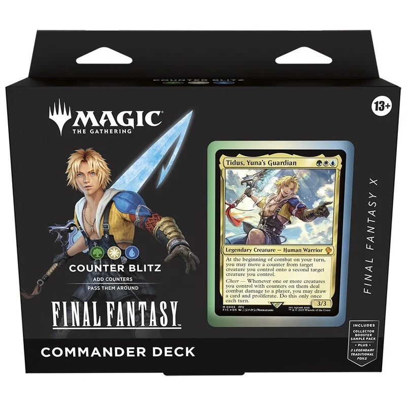 Wizards Of The Coast Magic the Gathering Final Fantasy Commander Decks 4 Decks Per Display