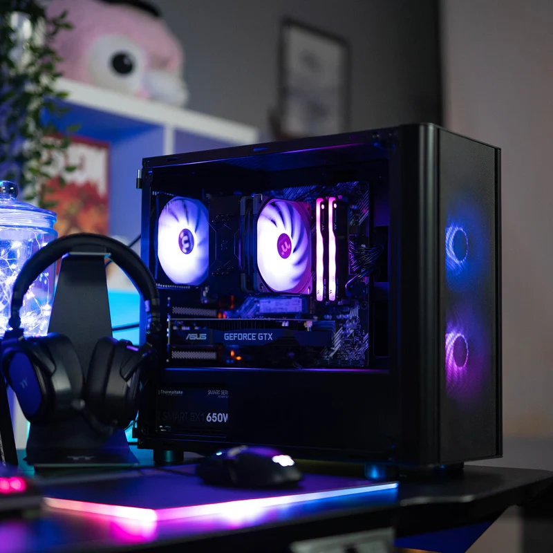 Thermaltake Genesis V3 Gaming Desktop 16GB RGB (AMD Ryzen 5 5500) [GeForce GTX 1650]