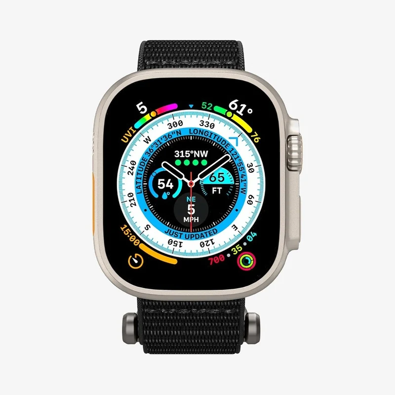 Spigen Apple Watch 49mm 46mm 45mm 44mm 42mm DuraPro Flex Band (Black)