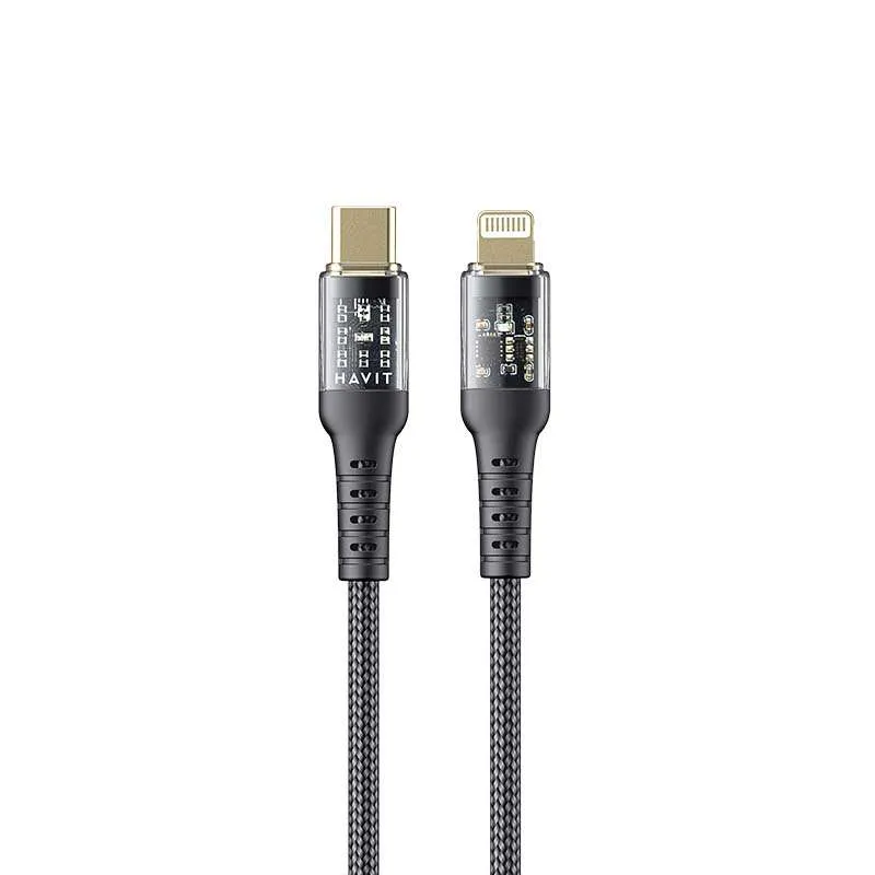 HAVIT Charging Cable CB6241 Type-C Lightning Fast