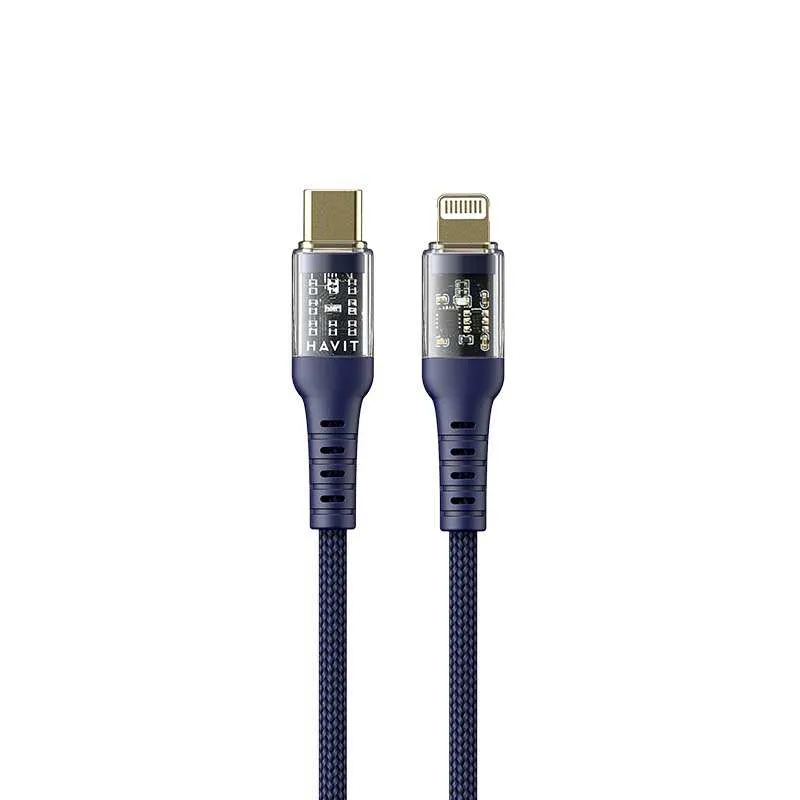 HAVIT Charging Cable CB6241 Type-C Lightning Fast