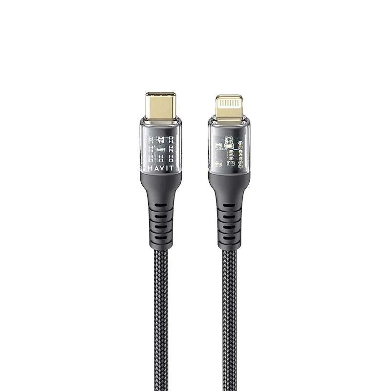 HAVIT Charging Cable CB6241 Type-C Lightning Fast