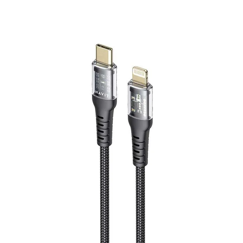 HAVIT Charging Cable CB6241 Type-C Lightning Fast