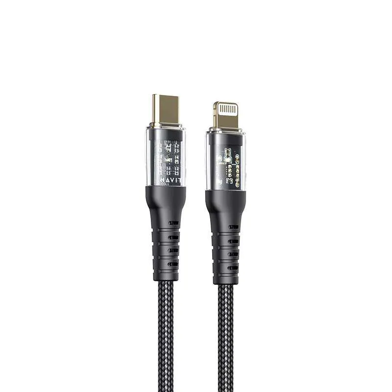 HAVIT Charging Cable CB6241 Type-C Lightning Fast