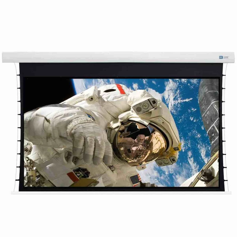 Deluxx Darkvision Kontrastleinwand Tension Motorleinwand
