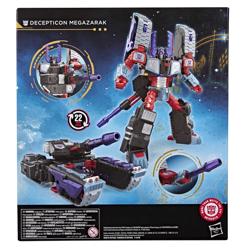 Transformers - Age Of The Primes: Leader Class Megazarak Figure