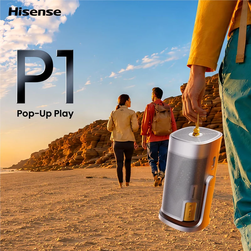 Hisense P1 Full HD Portable RGB Triple Laser Projector