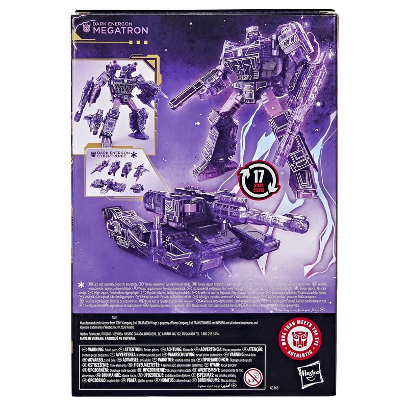 Transformers - Age Of The Primes: Voyager Class Dark Energon Megatron Figure
