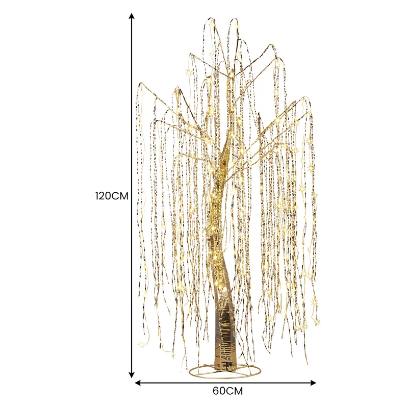 Christabelle Silver Willow Tree 120cm Christmas Display