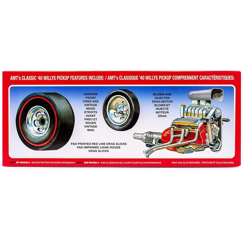 AMT 1145M 1/25 1940 Willys Pickup Gasser CocaCola Plastic Model Kit
