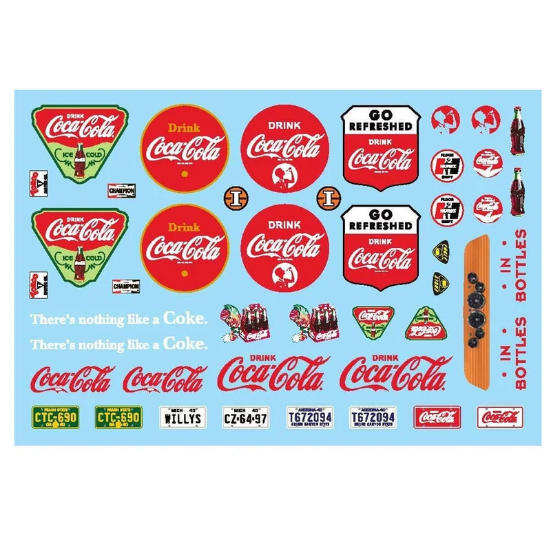 AMT 1145M 1/25 1940 Willys Pickup Gasser CocaCola Plastic Model Kit