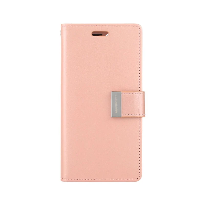 Goospery Rich Diary case for iPhone 15 Plus - Navy