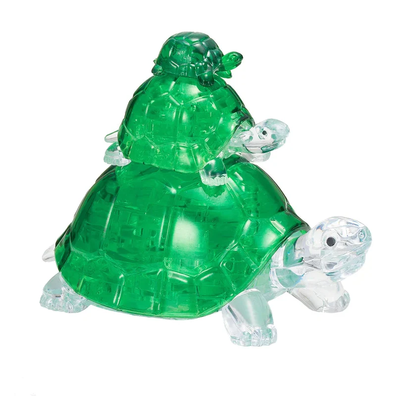3D Turtles Crystal Puzzle