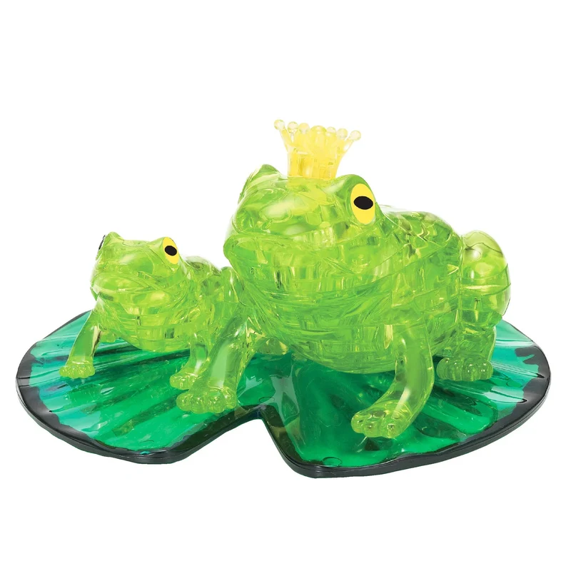 Bepuzzled 3D Crystal Puzzle: Frog