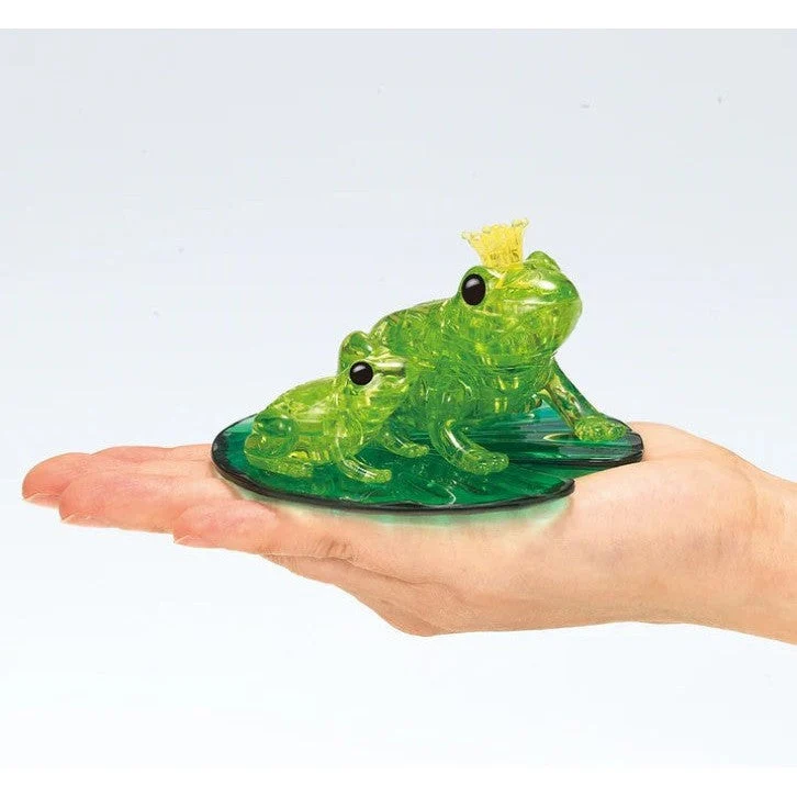 Bepuzzled 3D Crystal Puzzle: Frog