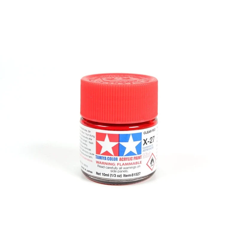 Tamiya Acrylic Gloss Clear Red 10ml