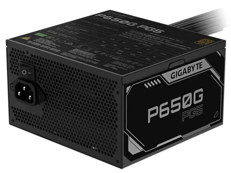 Gigabyte PG5 650w 80+ Gold Fully Modular ATX 3.1 Power Supply