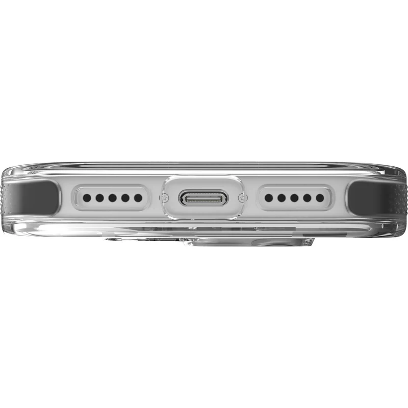 ZAGG Santa Cruz Snap Case for iPhone 18 Pro/17 Pro (Clear/Black)