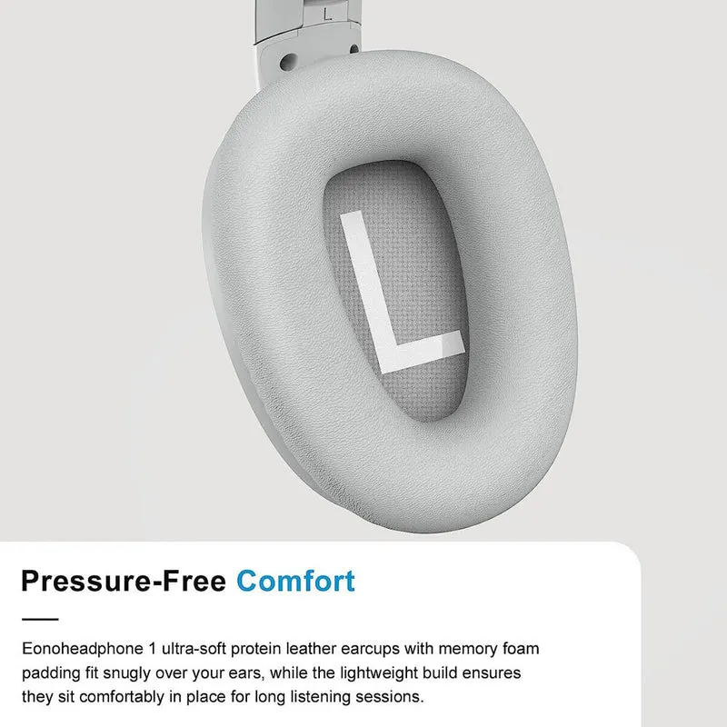Silcron Active Noise Cancelling Bluetooth Headphones (White)
