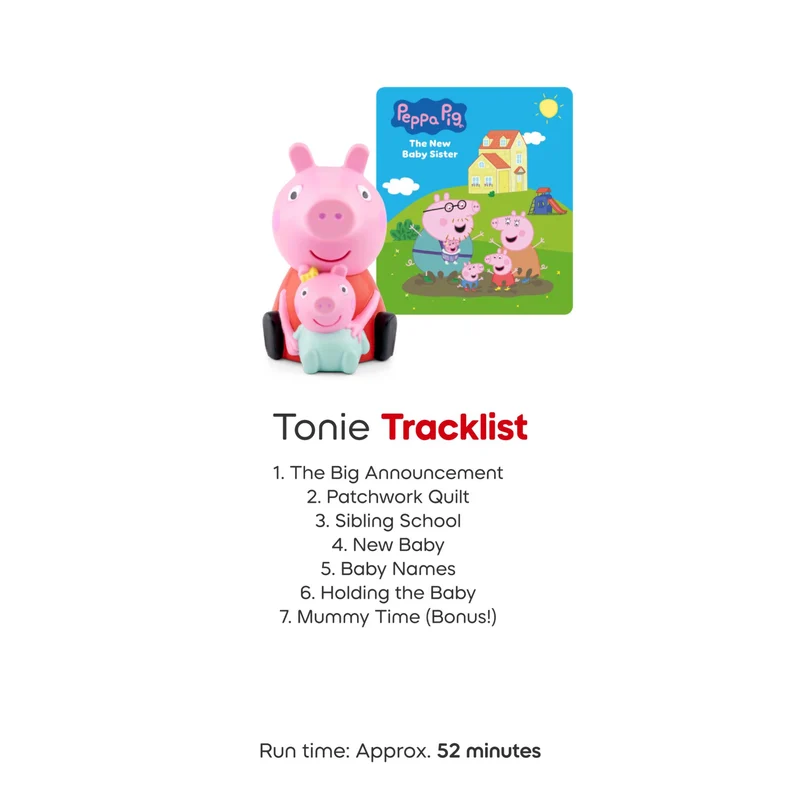 Peppa Pig - The New Baby Tonie Audio Character