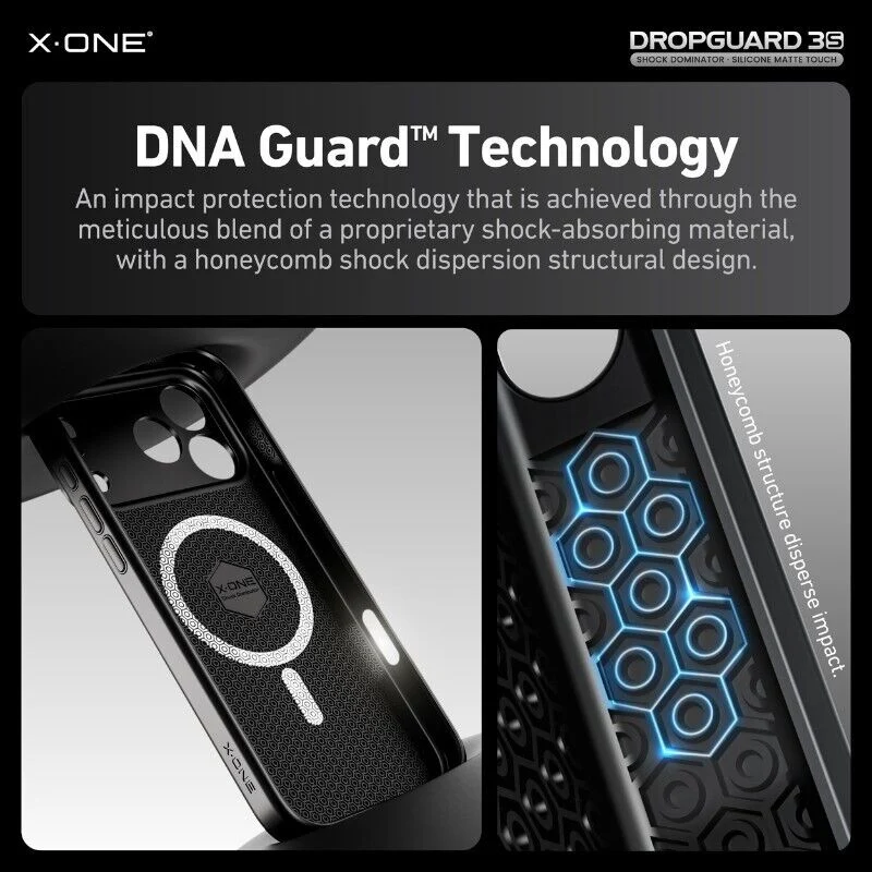 X.One [Mgsafe] Dropguard 3S / 3.0 Matte Silicone Case iPhone 17 Air - Purple