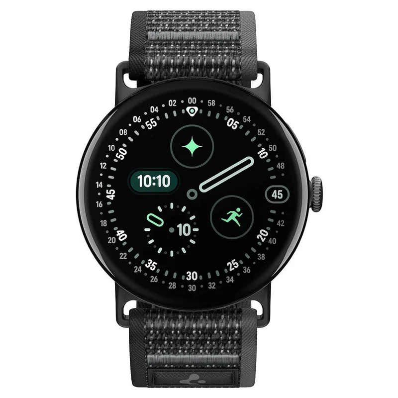 SPIGEN Google Pixel Watch 5/4/3 45mm Athlex Air Watch Band (Black Grey)