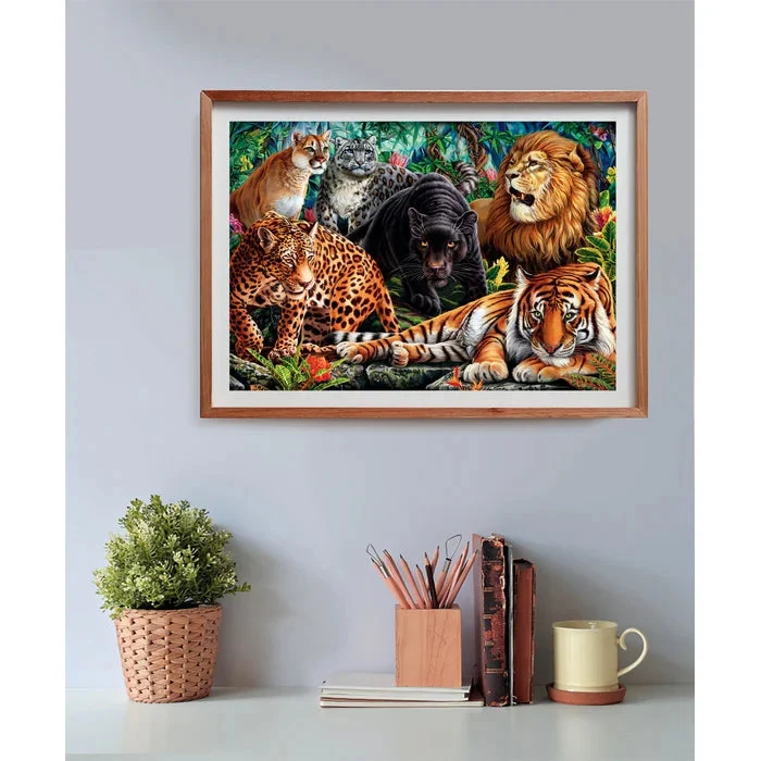 Clementoni 500-Pieces Wild Cats Puzzle