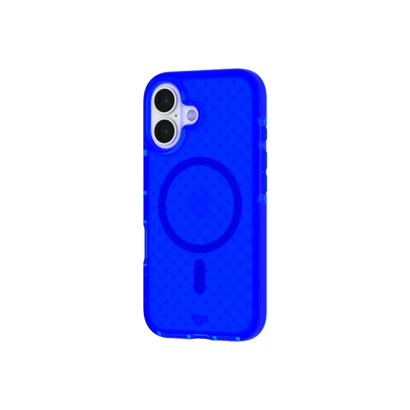 Tech21 EvoCheck Phone Case for iPhone 16 with MagSafe (Cobalt Blue)