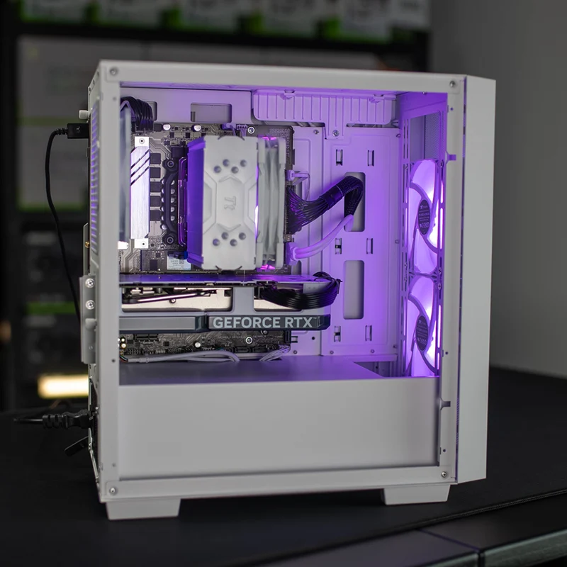 Thermaltake Genesis PRO V4 Snow Gaming Desktop PC ( Intel 12400F / RTX 3050 / 16GB RAM)