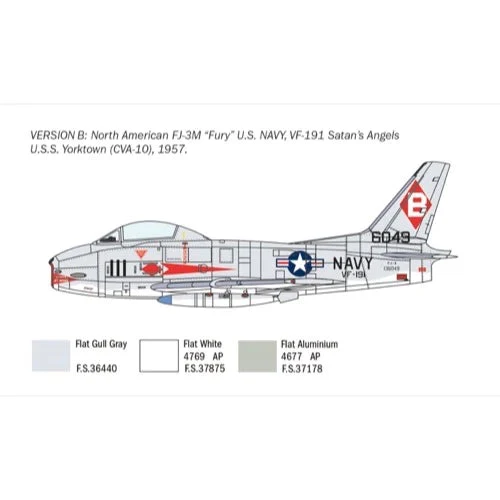 Italeri 1/48 North American FJ2/3 Fury