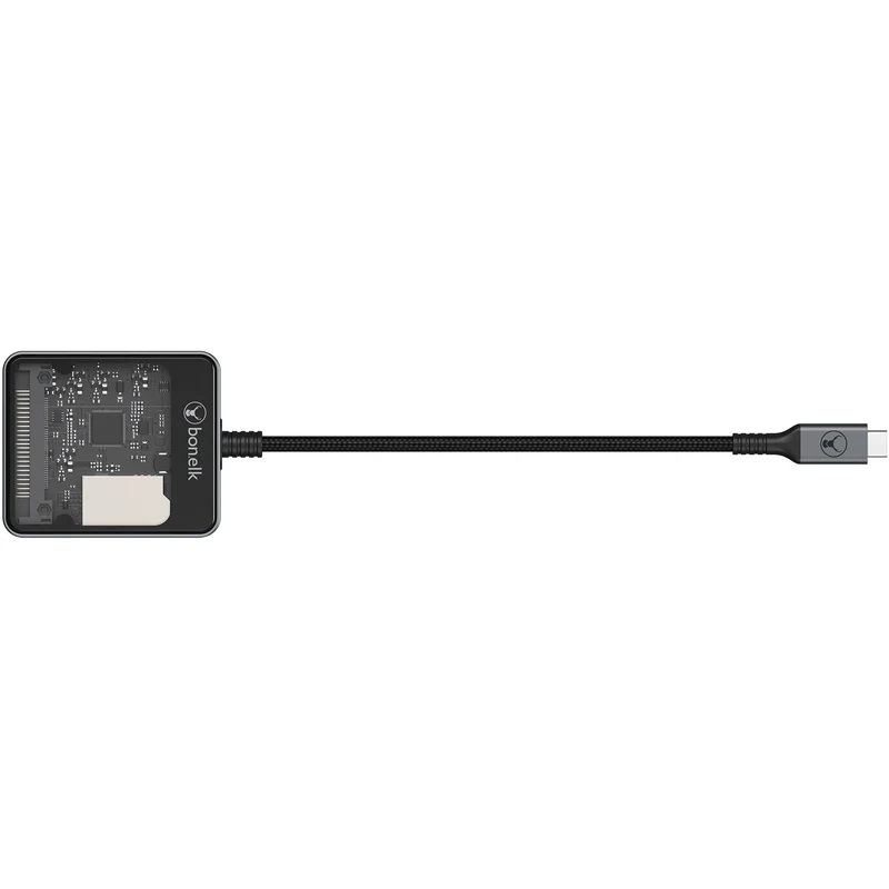 Bonelk Vision Long-Life USB-C to 4in1 Multi Card Adapter (SG/Clear)