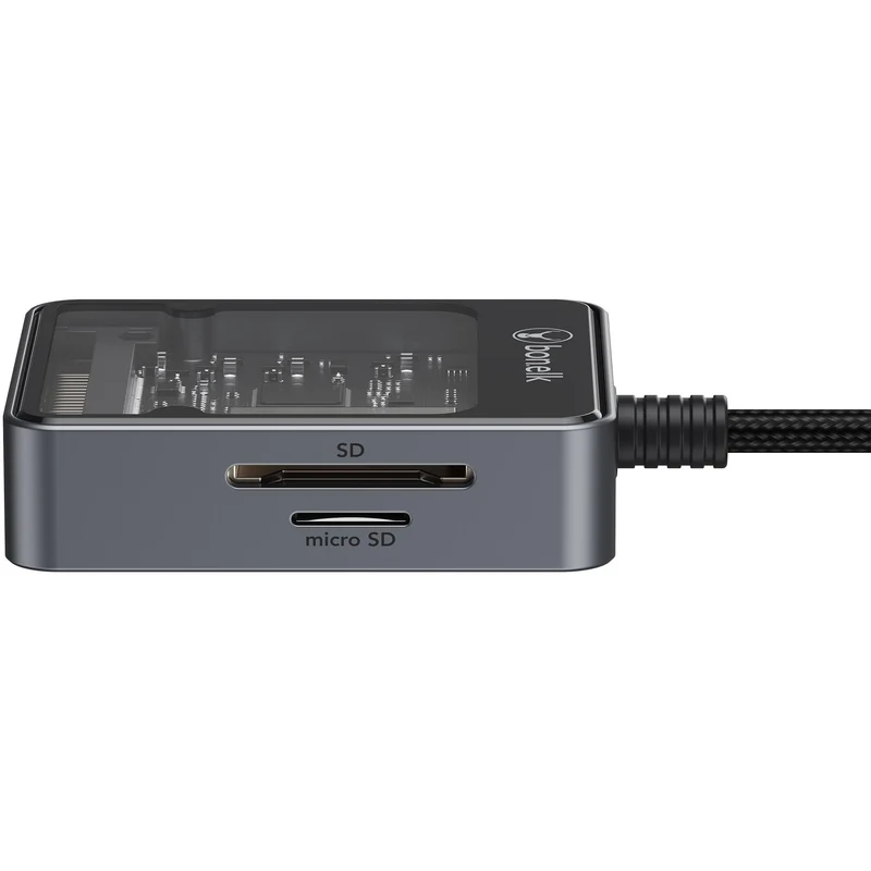 Bonelk Vision Long-Life USB-A to 4in1 Multi Card Adapter (SG/Clear)