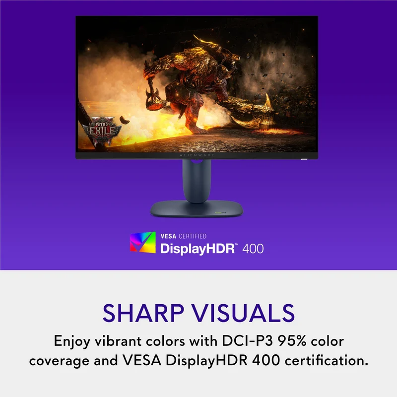 Alienware AW2725DM 27" QHD 180Hz Gaming Monitor [Ex-Display]