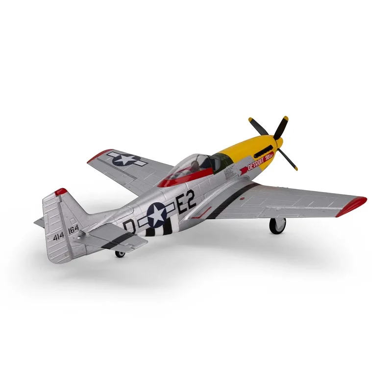 E-Flite RC Plane UMX P-51D Mustang "Detroit Miss" 500mm Warbird BNF Basic with AS3X and Smart Technology