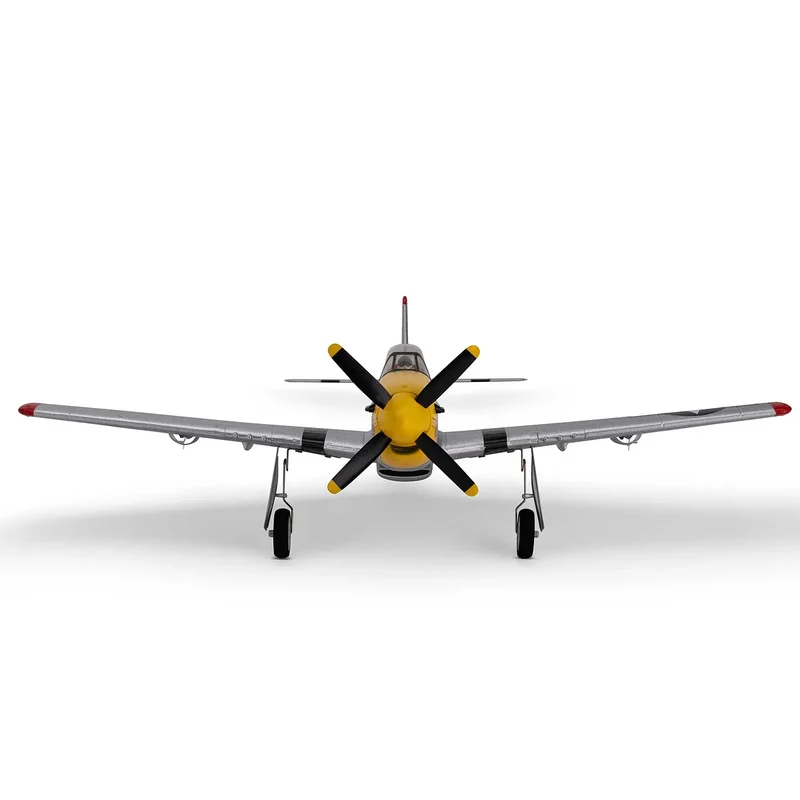 E-Flite RC Plane UMX P-51D Mustang "Detroit Miss" 500mm Warbird BNF Basic with AS3X and Smart Technology