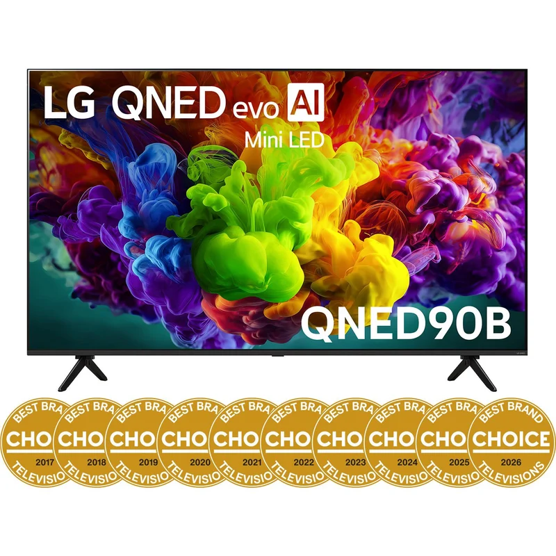 LG 75" QNED90B EVO AI Mini-LED 4K Smart TV [2026]